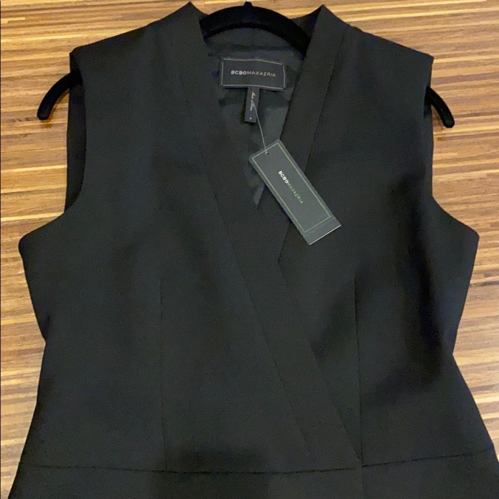 Gorgeous black snap front dress